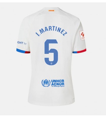 Barcelona Inigo Martinez #5 Replica Away Stadium Shirt for Women 2023-24 Short Sleeve